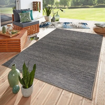 World Rug Gallery Contemporary Abstract Indoor/Outdoor Area Rug