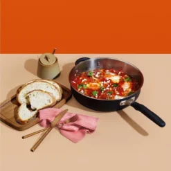 Meyer Accent Series 4.5qt Stainless Steel Induction Saute Pan Matte Black