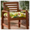 Palm Leaves Multi Outdoor Seat Cushion - Kensington Garden
