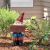 22" Welcome Sign Magnesium Oxide Gnome Statue - Alpine Corporation